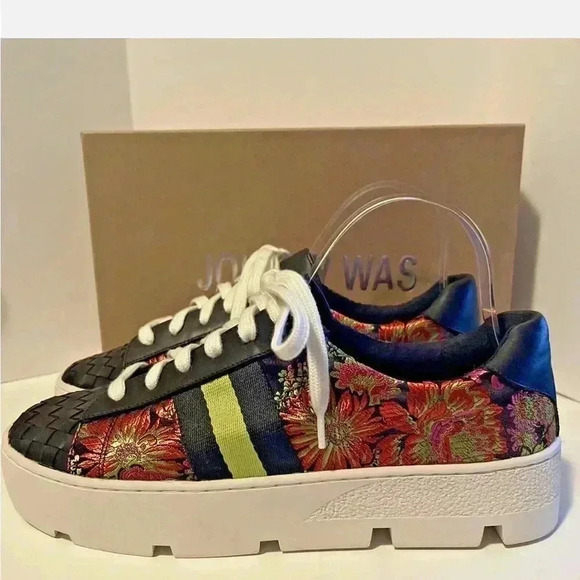 NEW WITH BOX JOHNNY WAS DOWNTOWN JACQUARD SNEAKER - Picture 3 of 10